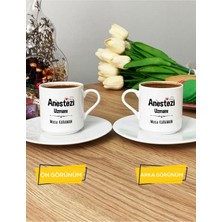 Hedizu Kişiye Özel Anestezi Uzmanı Türk Kahvesi Fincanı Beyaz Tıp Bayramı Hediyesi