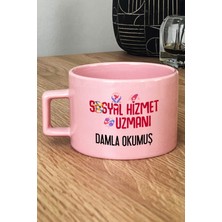 Hedizu Kişiye Özel Sosyal Hizmet Uzmanı Pastel Fincan Pembe