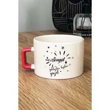 Hedizu Kişiye Özel Yıldızlar Kadar Güzel Lüks Fincan Turuncu Arkadaşa Doğum Günü Hediyesi