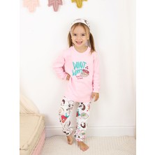 Luggi Baby 1-5 Yaş Kız Çocuk Göz Bantlı Pijama Takımı