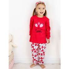 Luggi Baby 1-5 Yaş Kız Çocuk Göz Bantlı Pijama Takımı