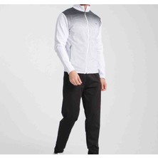 Lacoste Beyaz Slim Fit DAR KALIP Desenli Erkek Eşofman Takımı