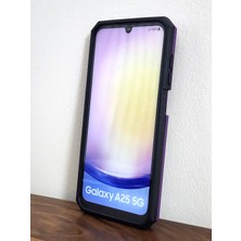 New Level Samsung Galaxy A25 Uyumlu Standlı Pembe Tank Kılıf