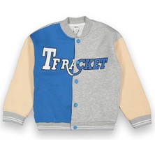 Harika Kids Erkek Çocuk 3 Iplik Oversize Kapşonlu Kolej Ceket