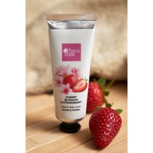 Thera Style Kiraz Çiçeği ve Çilek El ve Vücut Kremi Hand And Body Cream 30 ml