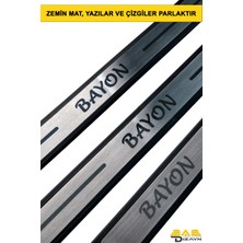 Hyundai Bayon Krom Kapı Eşik Koruması 2021 ve Üzeri 4 Parça