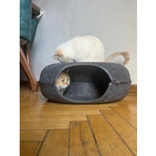 Casugo Casugo 2li Kedi Yatağı  50X50X20 Cm, Çörek Şeklinde, Kolay Temizlik Için Ayrılabilir Tasarım