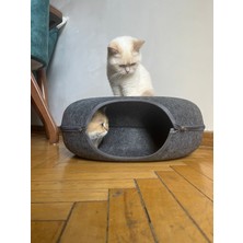 Casugo Casugo 2li Kedi Yatağı  50X50X20 Cm, Çörek Şeklinde, Kolay Temizlik Için Ayrılabilir Tasarım