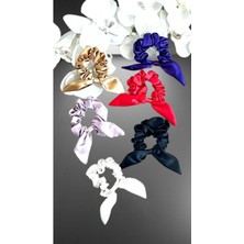 - 6'lı Renkli Saten Kumaş Saç Tokası