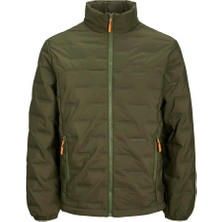 Jcosonıc Stand Collar Jacket Forest