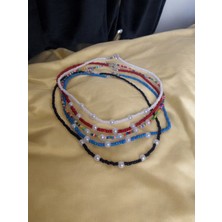 Crystal Atelier Kum Boncuk Incili Tasarım Kolye
