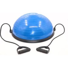 Lethe Boards 58 cm Bosu Ball Bosu Topu Direnç Bantlı Pilates Denge Eğitmen Seti