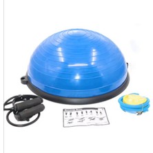 Lethe Boards 58 cm Bosu Ball Bosu Topu Direnç Bantlı Pilates Denge Eğitmen Seti