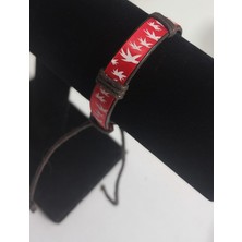 Visale Store Asansörlü Vegan Deri Bileklik