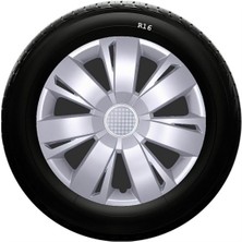 Sjs Sks Toyota Jant Kapağı 16 Inc Kırılmaz 1 Takım 4 Adet NO:411