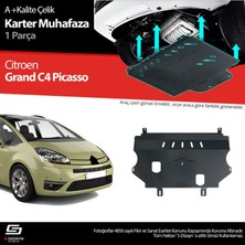 Drs Tuning S-Dizayn Citroen C4 G. Picasso Çelik Karter Muhafaza 2006-2013 A+ Kalite