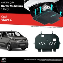 Drs Tuning S-Dizayn Opel Vivaro Çelik Karter Muhafaza 2019 Üzeri A+ Kalite