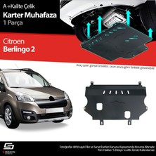 Drs Tuning S-Dizayn Citroen Berlingo Çelik Karter Muhafaza 2008-2018 A+ Kalite