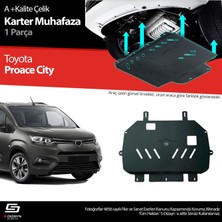 Drs Tuning S-Dizayn Toyota Proace City Çelik Karter Muhafaza 2018 Üzeri A+ Kalite