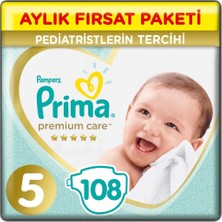 Prima Premium Care Aylık Fırsat Paketi 5 Beden 108 Adet