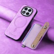 Zebana Xiaomi Redmi Note 14 Pro Uyumlu Kılıf Zebana 2in1 Best Deri Kılıf Mor