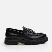 Master's Masters 02ayh292620a100  Deri Siyah Erkek Loafer