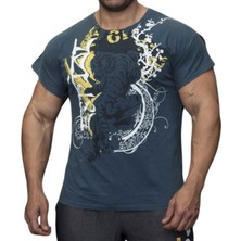 Baskılı Gym T-Shirt Big Sam 2597