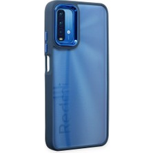 FUJİMAX Xiaomi Redmi 9t Kılıf Kenarı Silikon Arkası Darbelere Karşı Sert Pc Dora Kapak