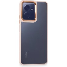 FUJİMAX Xiaomi Redmi Note 12 4g Kılıf Kenarı Silikon Arkası Darbelere Karşı Sert Pc Dora Kapak