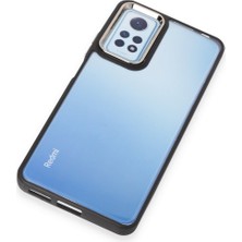 FUJİMAX Xiaomi Redmi Note 12 Pro 4g Kılıf Kenarı Silikon Arkası Darbelere Karşı Sert Pc Dora Kapak