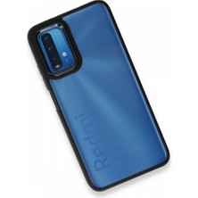 FUJİMAX Xiaomi Redmi 9t Kılıf Kenarı Silikon Arkası Darbelere Karşı Sert Pc Dora Kapak