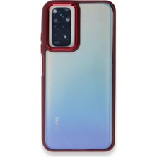 FUJİMAX Xiaomi Redmi Note 11 Kılıf Kenarı Silikon Arkası Darbelere Karşı Sert Pc Dora Kapak