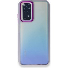 FUJİMAX Xiaomi Redmi Note 11 Pro Kılıf Kenarı Silikon Arkası Darbelere Karşı Sert Pc Dora Kapak