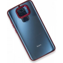 FUJİMAX Xiaomi Redmi Note 9 Kılıf Kenarı Silikon Arkası Darbelere Karşı Sert Pc Dora Kapak