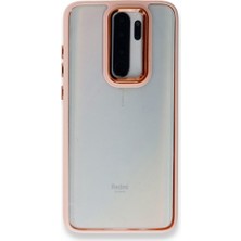 FUJİMAX Xiaomi Redmi Note 8 Pro Kılıf Kenarı Silikon Arkası Darbelere Karşı Sert Pc Dora Kapak