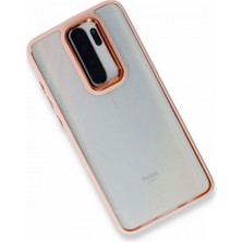 FUJİMAX Xiaomi Redmi Note 8 Pro Kılıf Kenarı Silikon Arkası Darbelere Karşı Sert Pc Dora Kapak