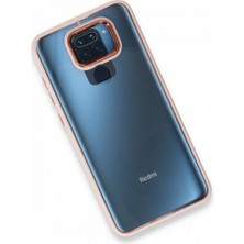 FUJİMAX Xiaomi Redmi Note 9 Kılıf Kenarı Silikon Arkası Darbelere Karşı Sert Pc Dora Kapak