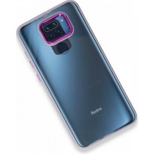 FUJİMAX Xiaomi Redmi Note 9 Kılıf Kenarı Silikon Arkası Darbelere Karşı Sert Pc Dora Kapak