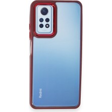 FUJİMAX Xiaomi Redmi Note 12 Pro 4g Kılıf Kenarı Silikon Arkası Darbelere Karşı Sert Pc Dora Kapak