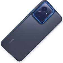 FUJİMAX Xiaomi Redmi Note 12 4g Kılıf Kenarı Silikon Arkası Darbelere Karşı Sert Pc Dora Kapak