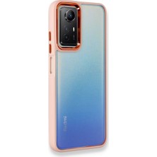 FUJİMAX Xiaomi Redmi Note 12S Kılıf Kenarı Silikon Arkası Darbelere Karşı Sert Pc Dora Kapak