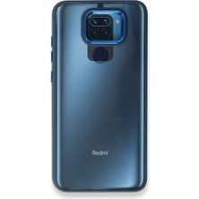 FUJİMAX Xiaomi Redmi Note 9 Kılıf Kenarı Silikon Arkası Darbelere Karşı Sert Pc Dora Kapak