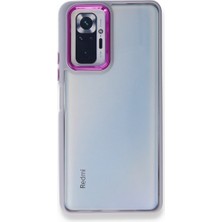 FUJİMAX Xiaomi Redmi Note 10 Pro Kılıf Kenarı Silikon Arkası Darbelere Karşı Sert Pc Dora Kapak