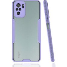 FUJİMAX Xiaomi Redmi Note 10 Kılıf Kamera Korumalı Pastel Renkli Esnek Silikon Platin Kapak