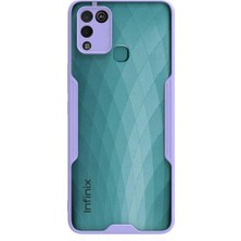 FUJİMAX Infinix Hot 10 Play Kılıf Kamera Korumalı Pastel Renkli Esnek Silikon Platin Kapak