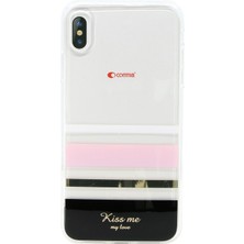 Comma Apple iPhone Xs Max Uyumlu Taşlı Seri Arka Koruma Kılıf