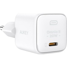 PA-B1T-WH 20W Omnia II Mini GaN PD QC 3.0 Type C Hızlı Şarj Adaptörü