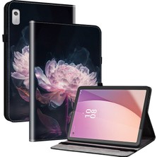 Xfashion Lenovo Tab M9 Pu Deri Kart Yuvaları Tablet Koruyucu Tablet Kılıfı (Yurt Dışından)