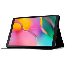 Xfashion Samsung Galaxy Tab A 10.1 (2019) T510 T515 Kart Yuvalı Deri Tablet Kılıfı (Yurt Dışından)