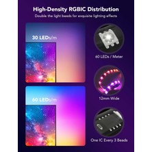 Agnesgp Pc Hue Gradient Ambilight Box LED Dahil Ekran Boyutları (27" ile 29" Inç Arası)